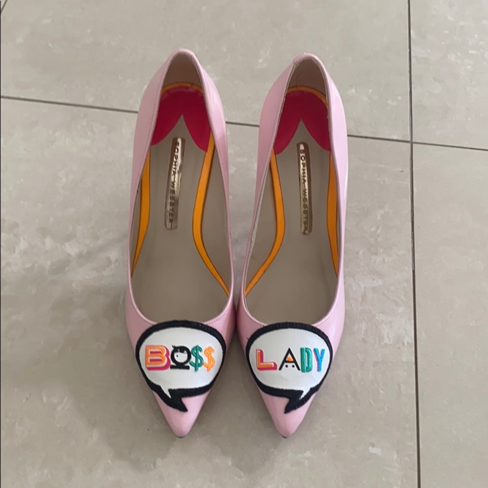Sophia Webster Boss Lady Leather Pumps